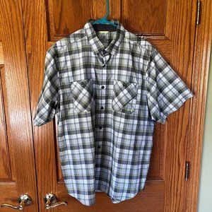 Mens UNDER ARMOUR HEATGEAR Button Up Short Sleeve